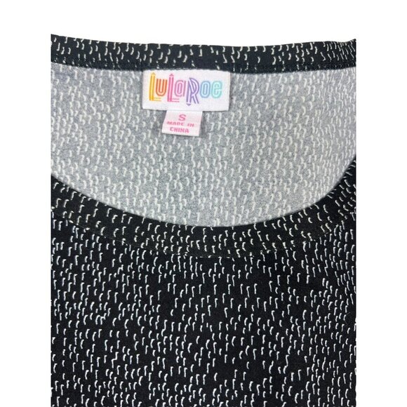 LulaRoe Julia Women's Black Speckled Long Dress - Picture 3 of 6